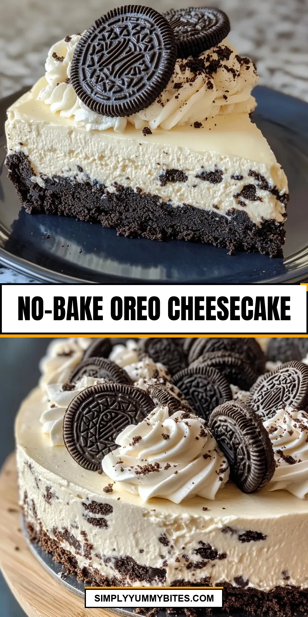 Savory No-Bake Oreo Cheesecake