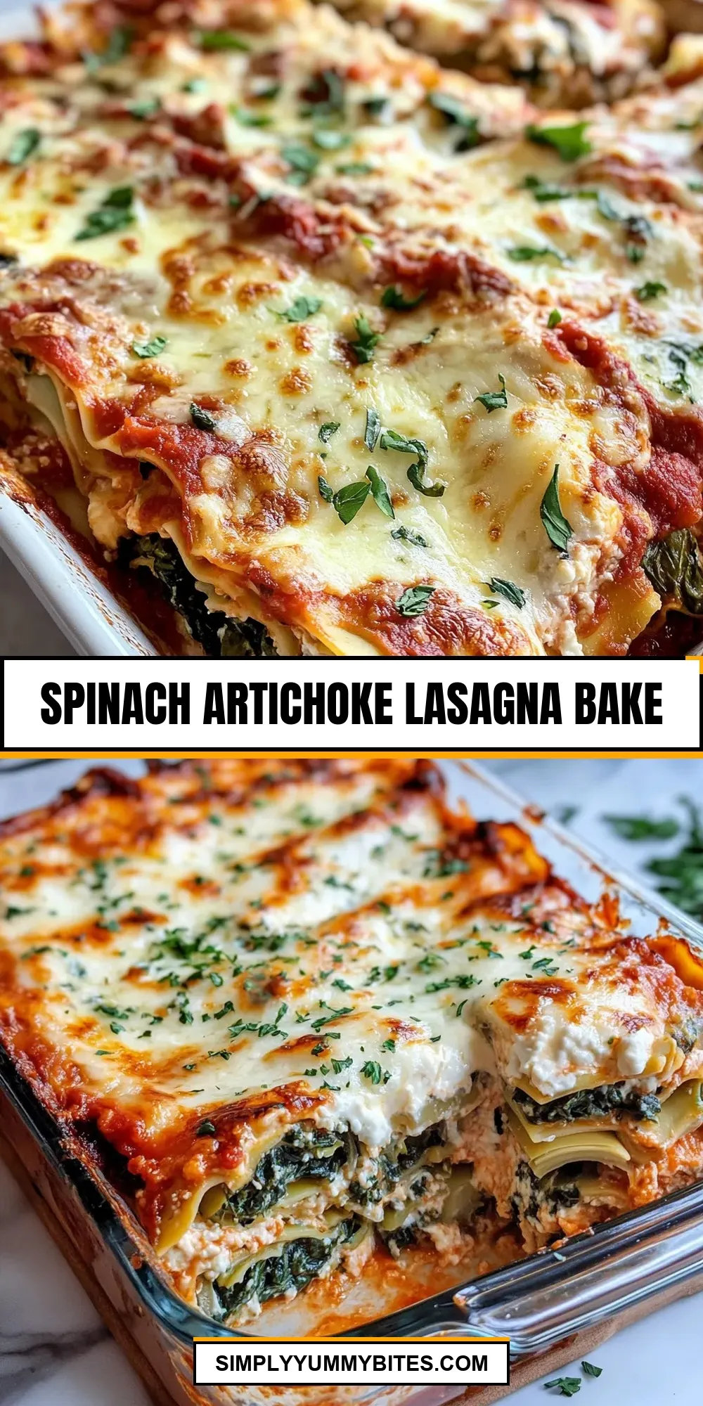 How To Make The Best Spinach Artichoke Lasagna Bake