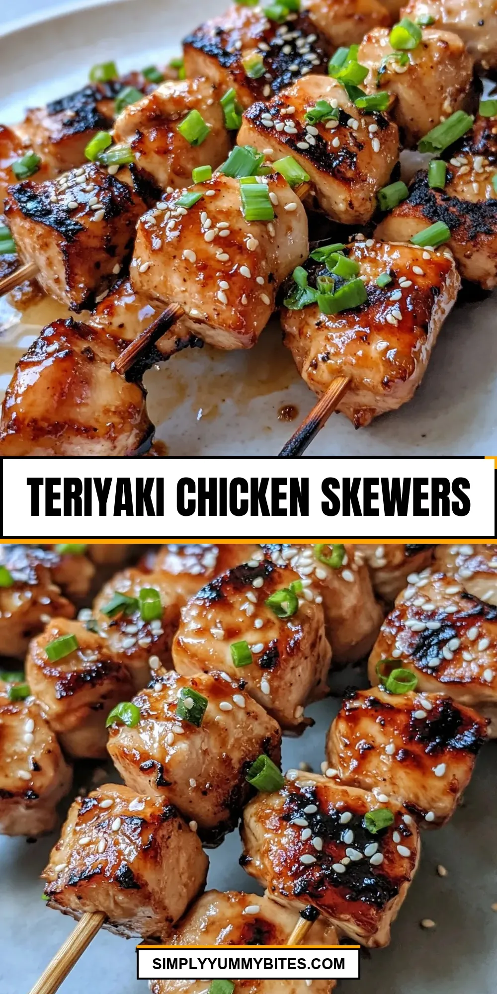 Amazing Teriyaki Chicken Skewers