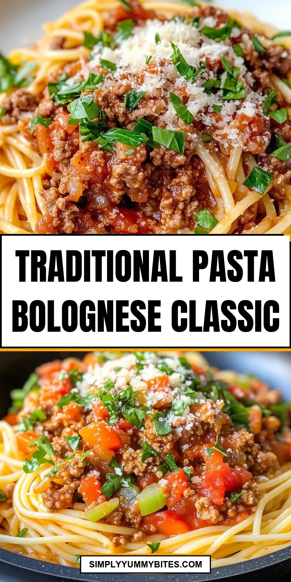 Traditional Pasta Bolognese Classic (Delicious & Delicious)