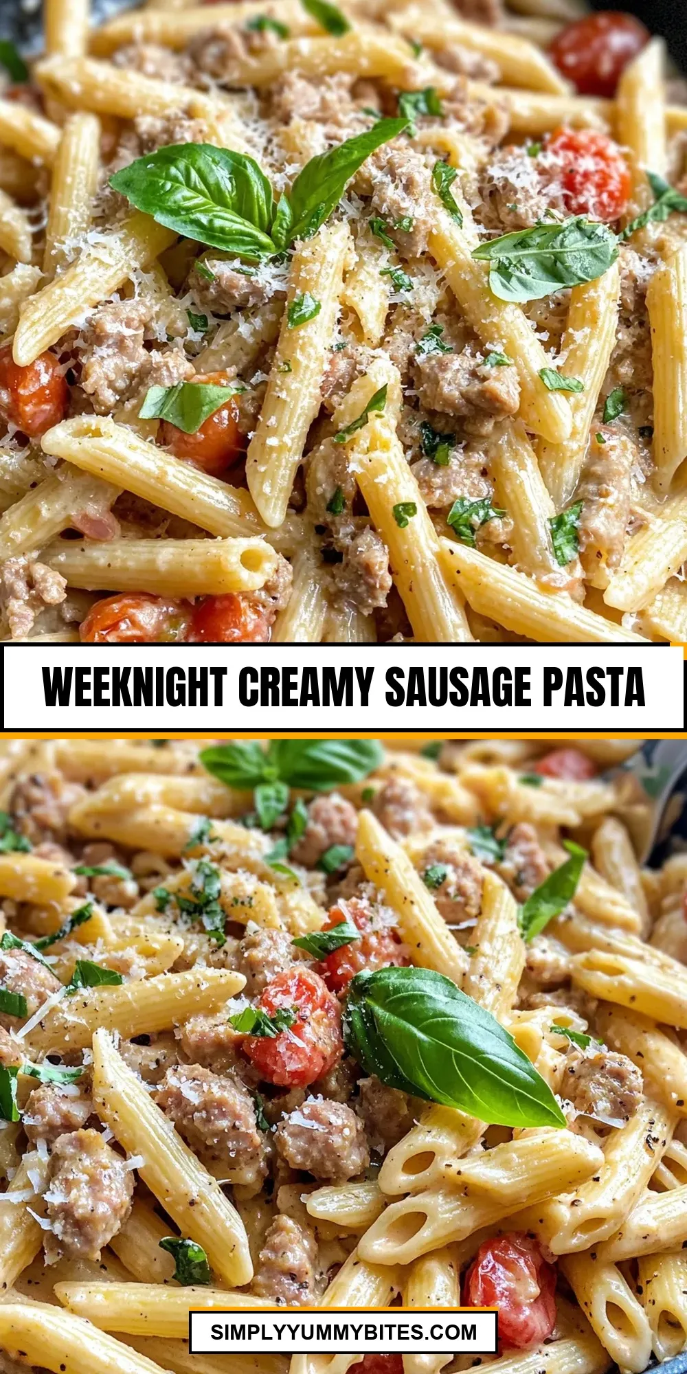 Weeknight Creamy Sausage Pasta Recipe