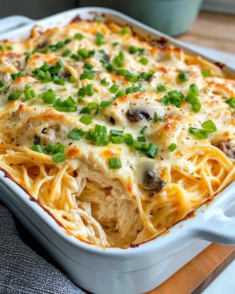 Homemade Baked Chicken Tetrazzini photo