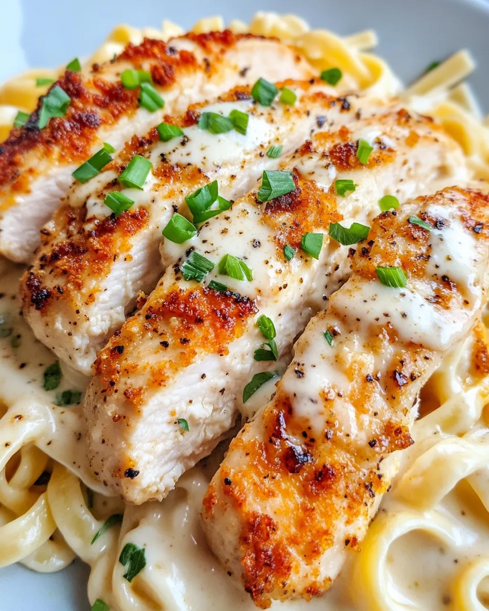 Classic Baked Creamy Cajun Chicken Alfredo dish photo