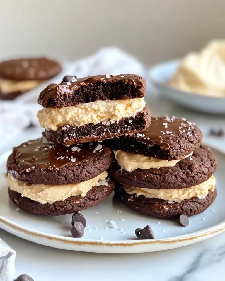 Homemade Brownie Batter Cookie Sandwiches photo
