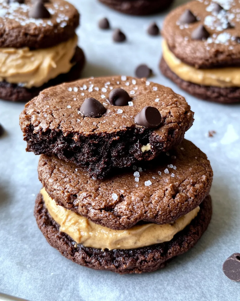 Classic Brownie Batter Cookie Sandwiches image