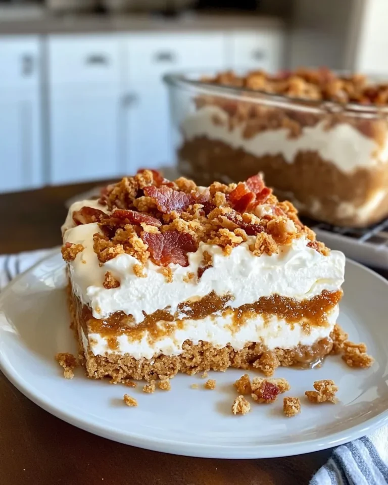 Homemade Butterscotch Pudding Layer Dessert photo