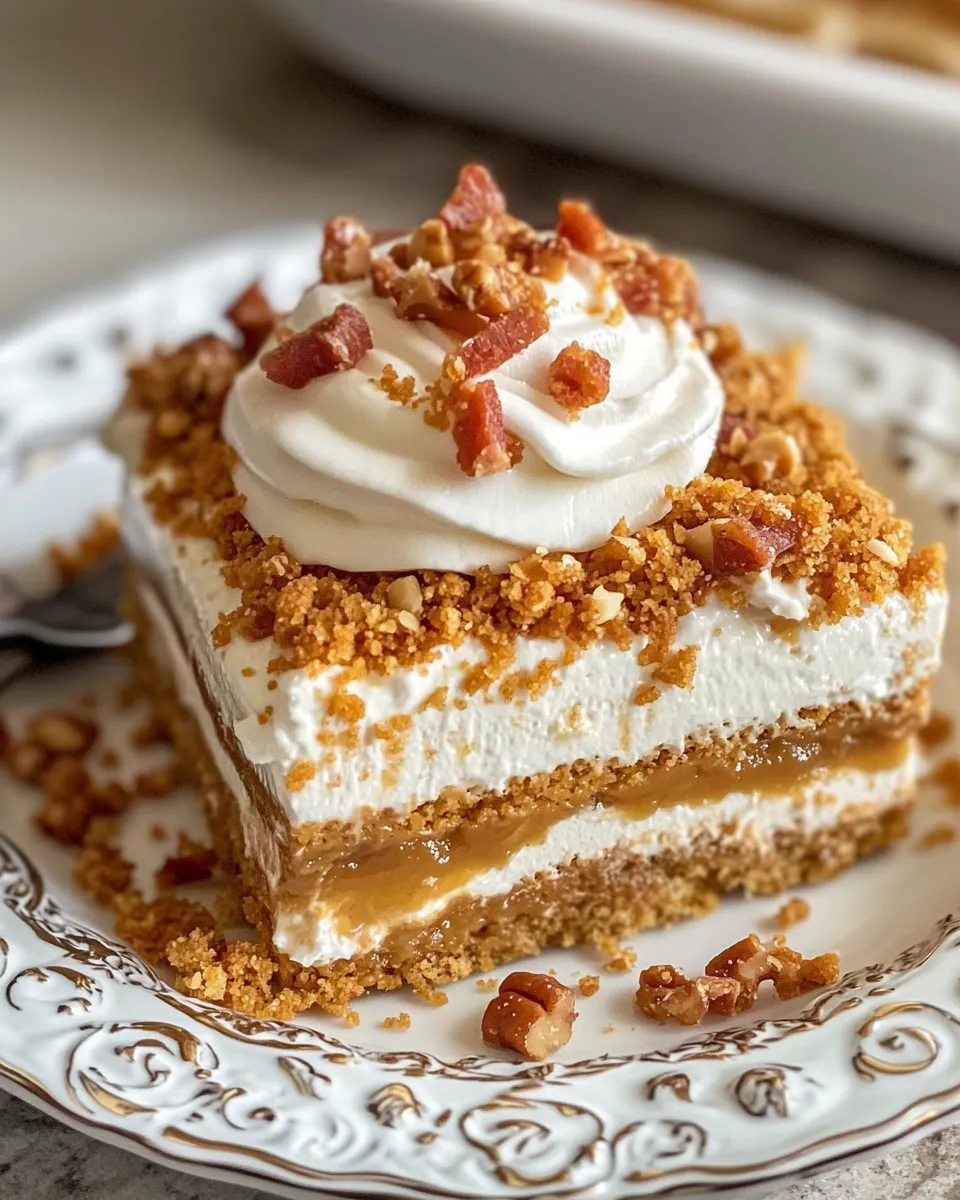 Classic Butterscotch Pudding Layer Dessert recipe image
