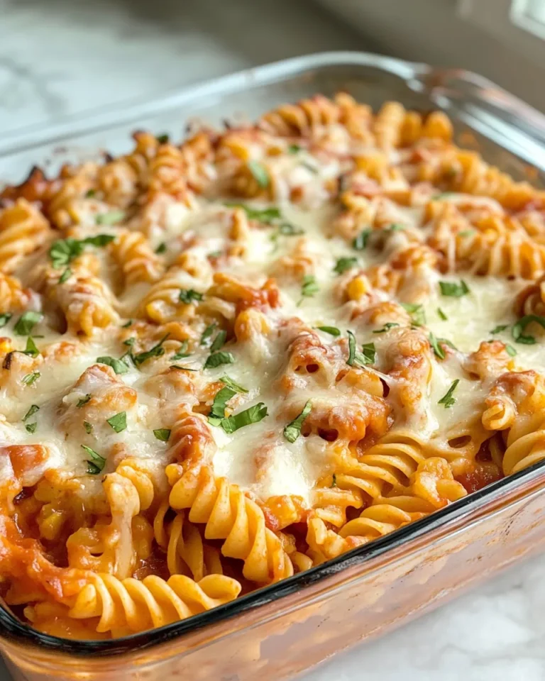 Homemade Cheesy BBQ Chicken Pasta Casserole recipe photo