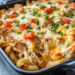 Homemade Cheesy Baked Chicken Fajita Mac photo