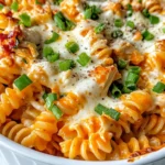 Homemade Cheesy Buffalo Chicken Pasta Casserole photo