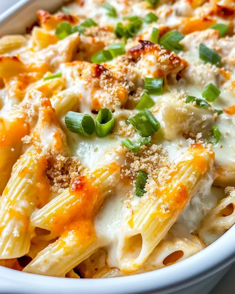 Homemade Cheesy Buffalo Ranch Pasta Bake recipe photo