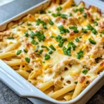 Homemade Cheesy Chicken Poblano Penne Bake recipe photo