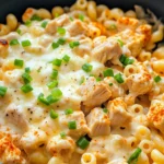 Homemade Cheesy Chicken Queso Macaroni photo