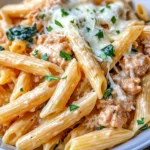 Homemade Cheesy Creamy Italian Wedding Pasta photo