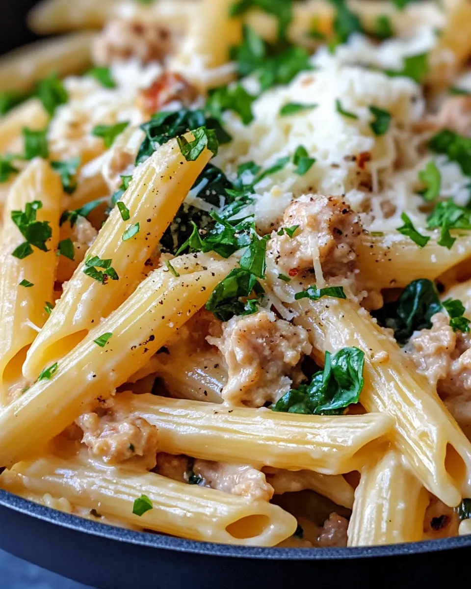 Easy Cheesy Creamy Italian Wedding Pasta recipe image
