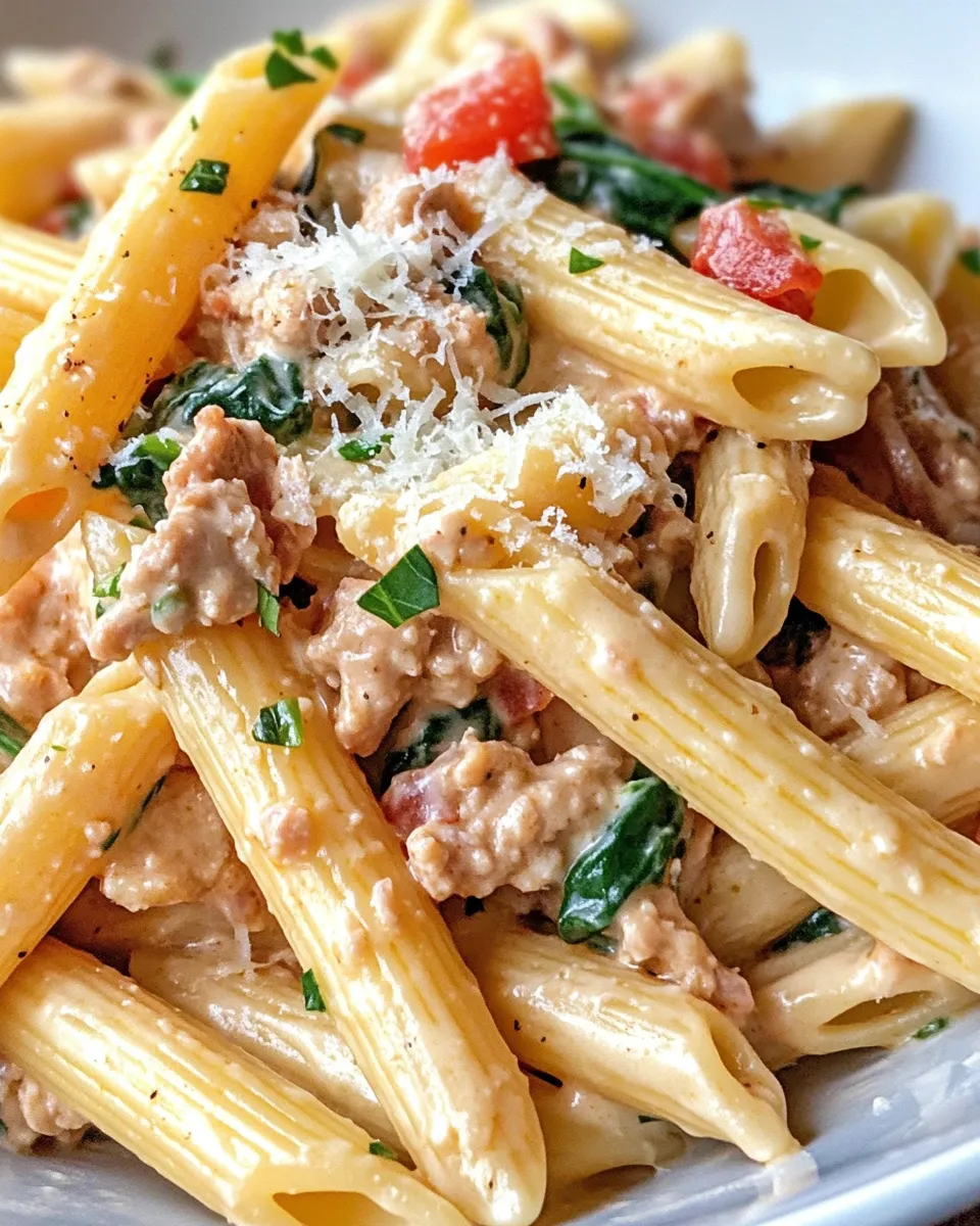 Delicious Cheesy Creamy Italian Wedding Pasta dish photo
