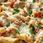 Homemade Cheesy Garlic Bread Pasta Bake photo