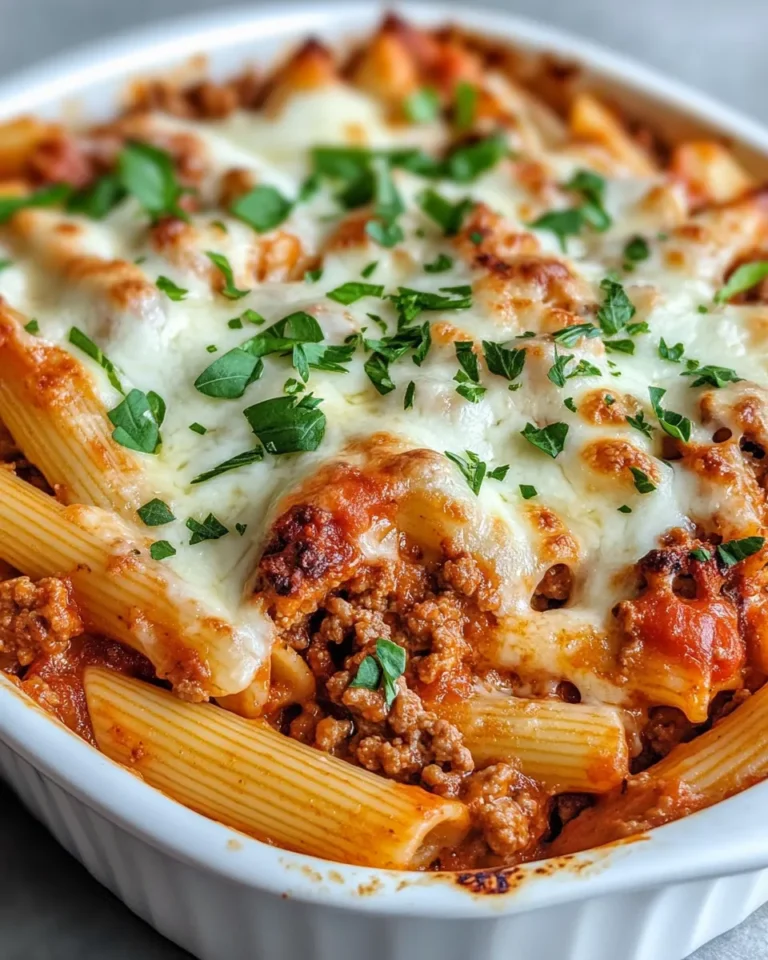 Homemade Cheesy Ground Beef Pasta Bake photo