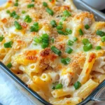Homemade Cheesy Ranch Chicken Pasta Casserole recipe photo