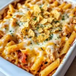 Homemade Cheesy Tortilla Chicken Pasta Bake photo