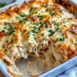Homemade Chicken Alfredo Lasagna Rollup Bake photo