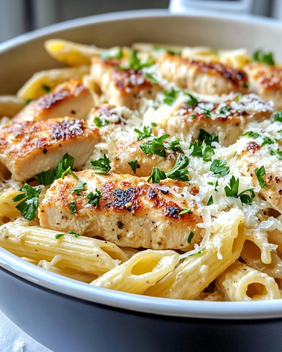 Homemade Chicken Piccata Pasta Casserole photo