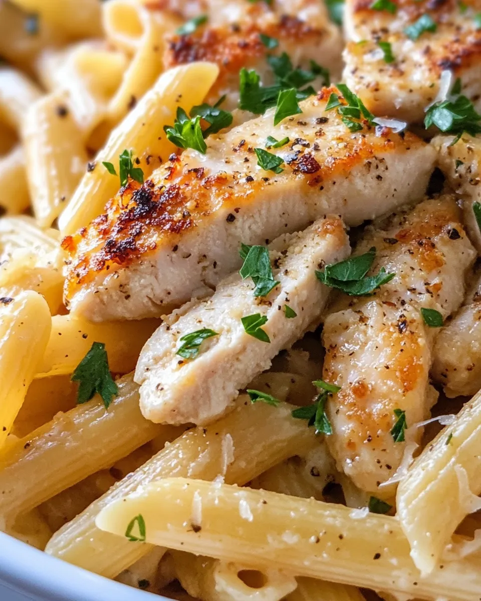 Easy Chicken Piccata Pasta Casserole recipe photo