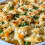 Homemade Chicken and Dumpling Pasta Bake recipe photo
