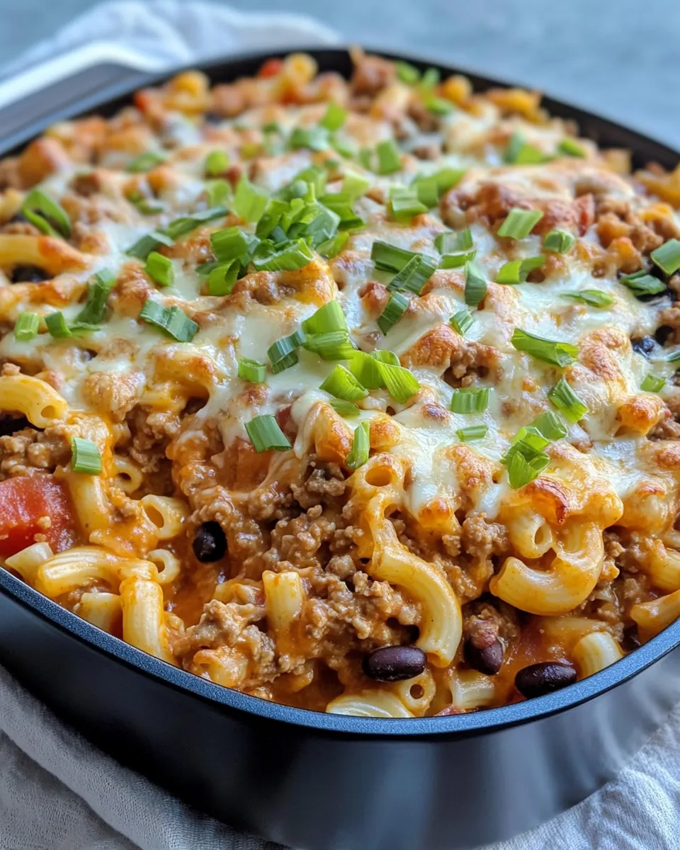 Delicious Chili Mac and Cheese Bake recipe photo