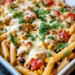 Homemade Chipotle Lime Chicken Penne Bake recipe photo