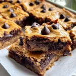 Homemade Chocolate Chip Cookie Fudge Squares photo