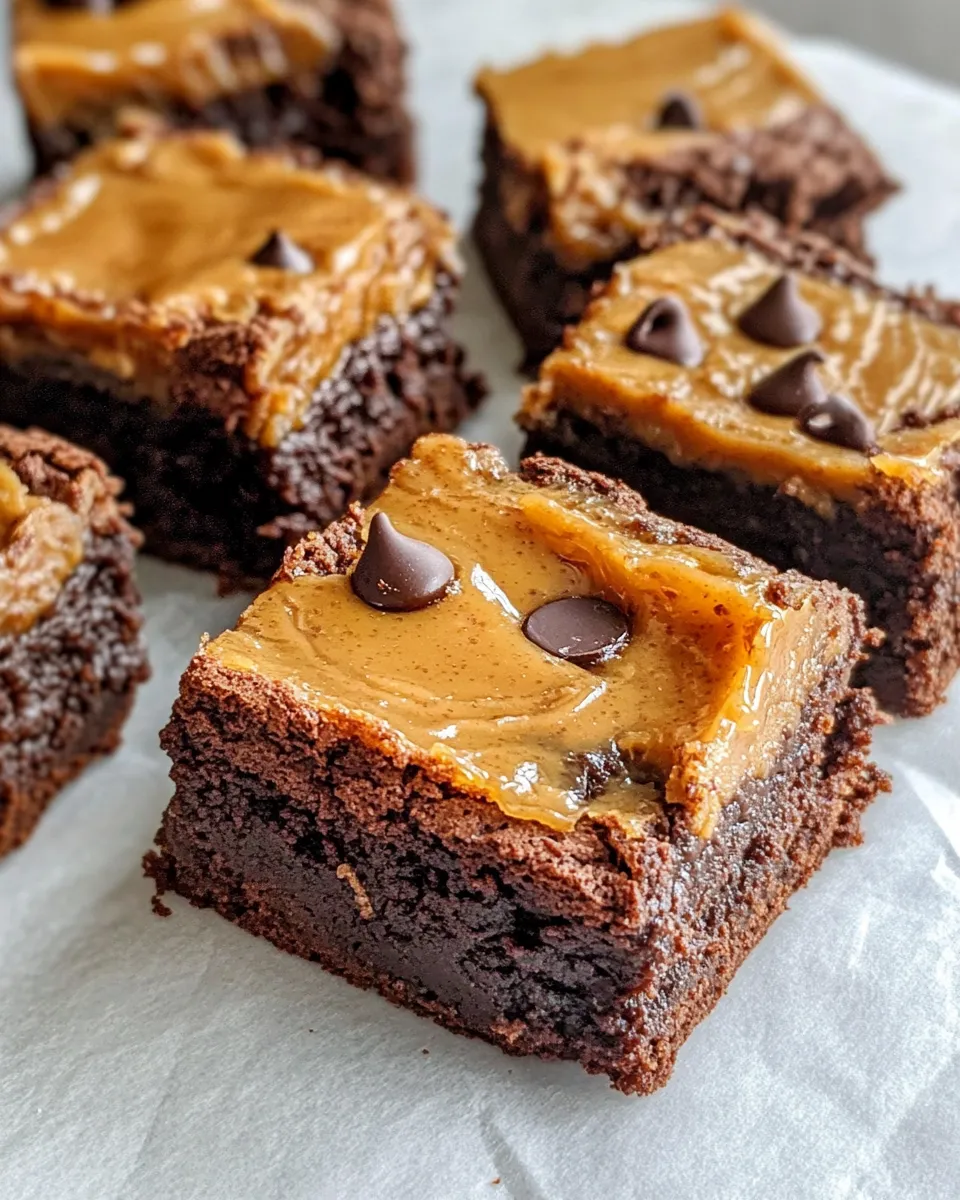 Easy Coffee Caramel Swirl Brownies recipe photo