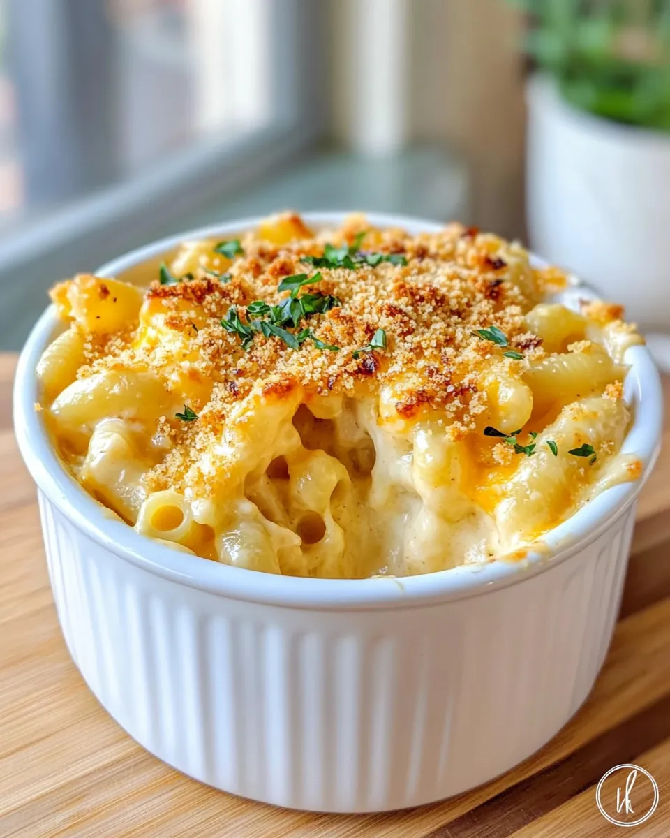 Classic Creamy Baked Mac and Gouda dish photo