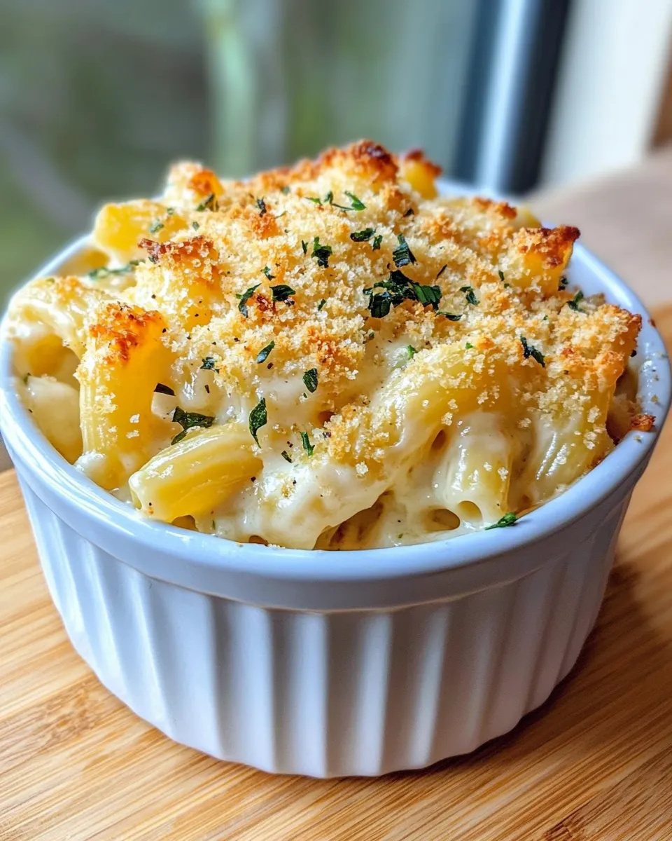 Easy Creamy Baked Mac and Gouda food shot