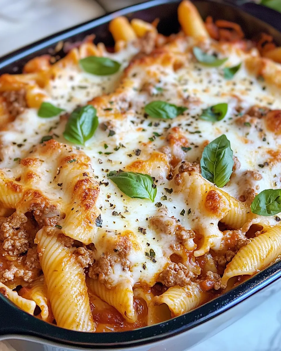 Homemade Creamy Beef & Tomato Pasta Bake recipe photo