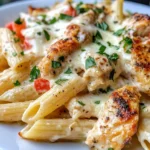 Homemade Creamy Cajun Chicken Pasta Bake photo