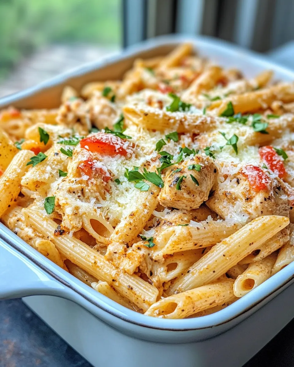 Classic Creamy Cajun Chicken Pasta Bake image