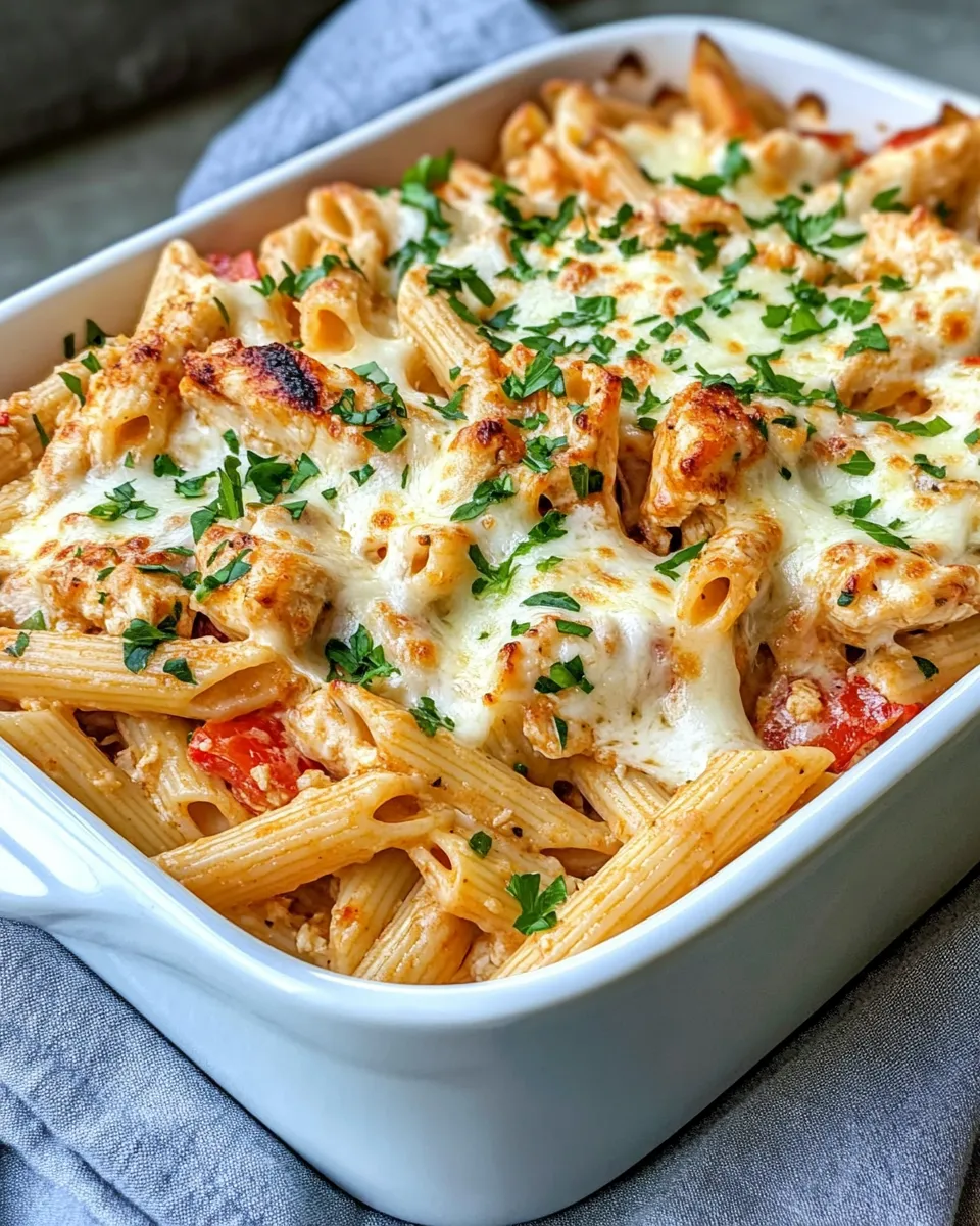 Easy Creamy Cajun Chicken Pasta Bake recipe photo