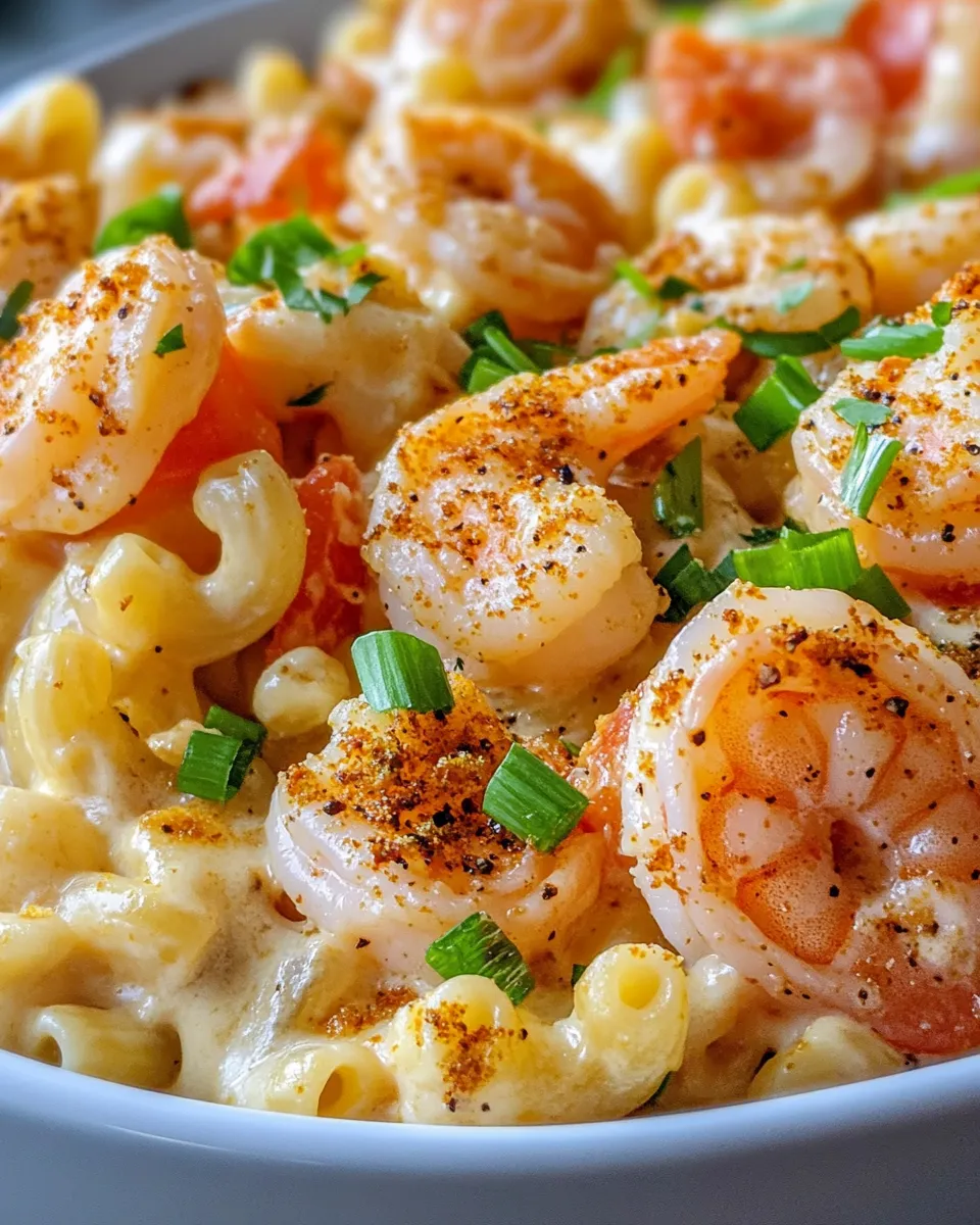 Classic Creamy Cajun Shrimp Macaroni Bake dish photo