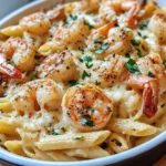 Homemade Creamy Cajun Shrimp Pasta Bake recipe photo
