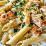 Homemade Creamy Garlic Parmesan Pasta Bake recipe photo