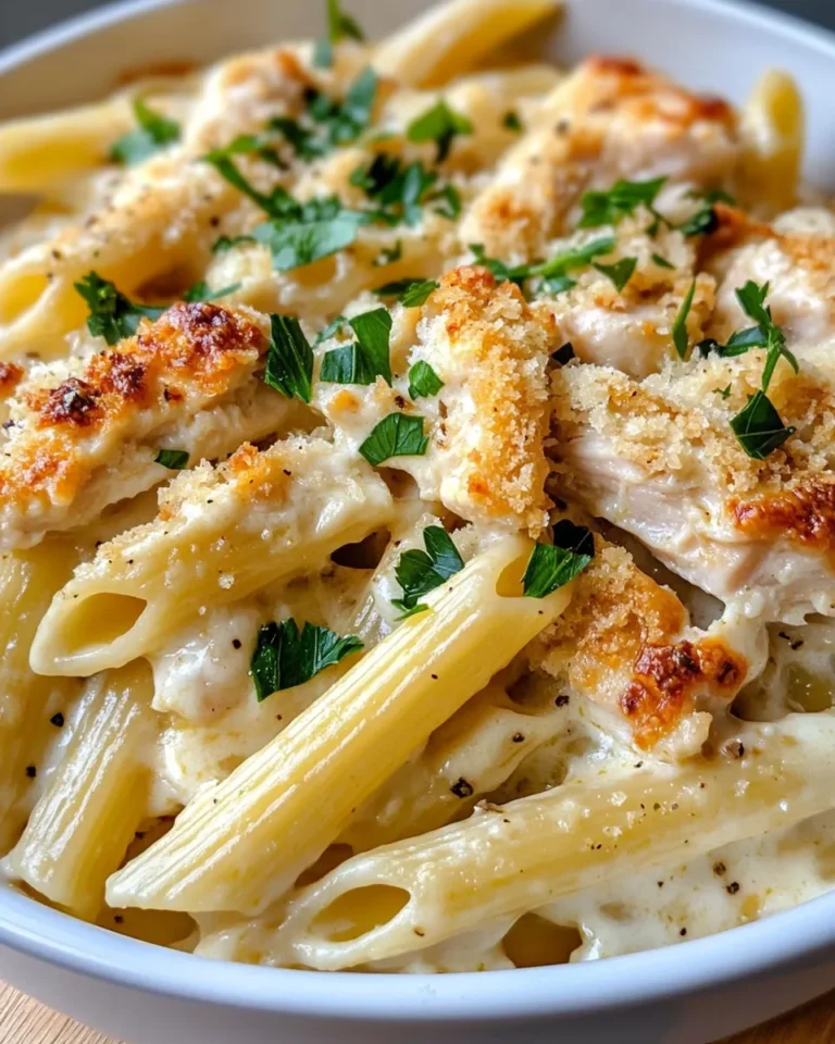 Homemade Creamy Garlic Parmesan Pasta Bake recipe photo