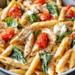 Homemade Creamy Greek Chicken Pasta Bake photo
