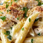 Homemade Creamy Lemon Chicken Penne Bake recipe photo
