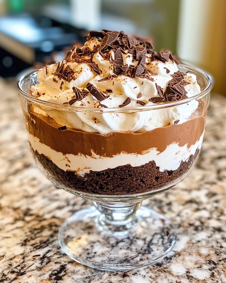 Classic Creamy Mocha Cheesecake Trifle image