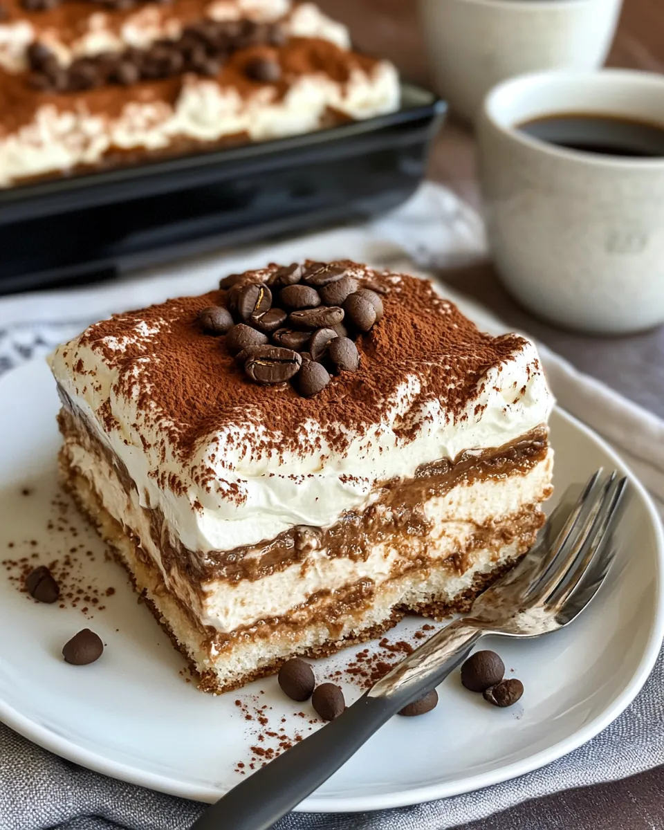 Classic Creamy Mocha Layered Dessert image