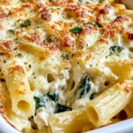 Homemade Creamy Spinach Artichoke Macaroni recipe photo