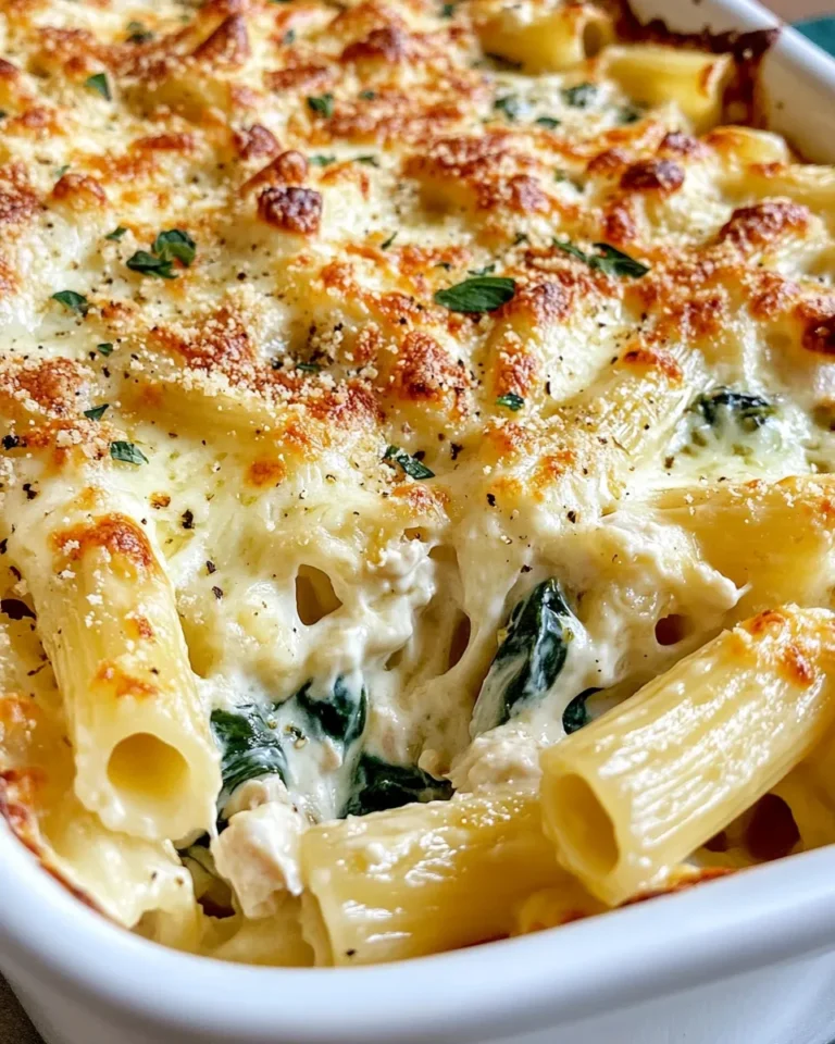 Homemade Creamy Spinach Artichoke Macaroni recipe photo