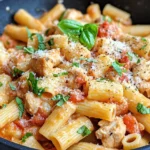 Homemade Creamy Tomato Basil Chicken Rigatoni photo