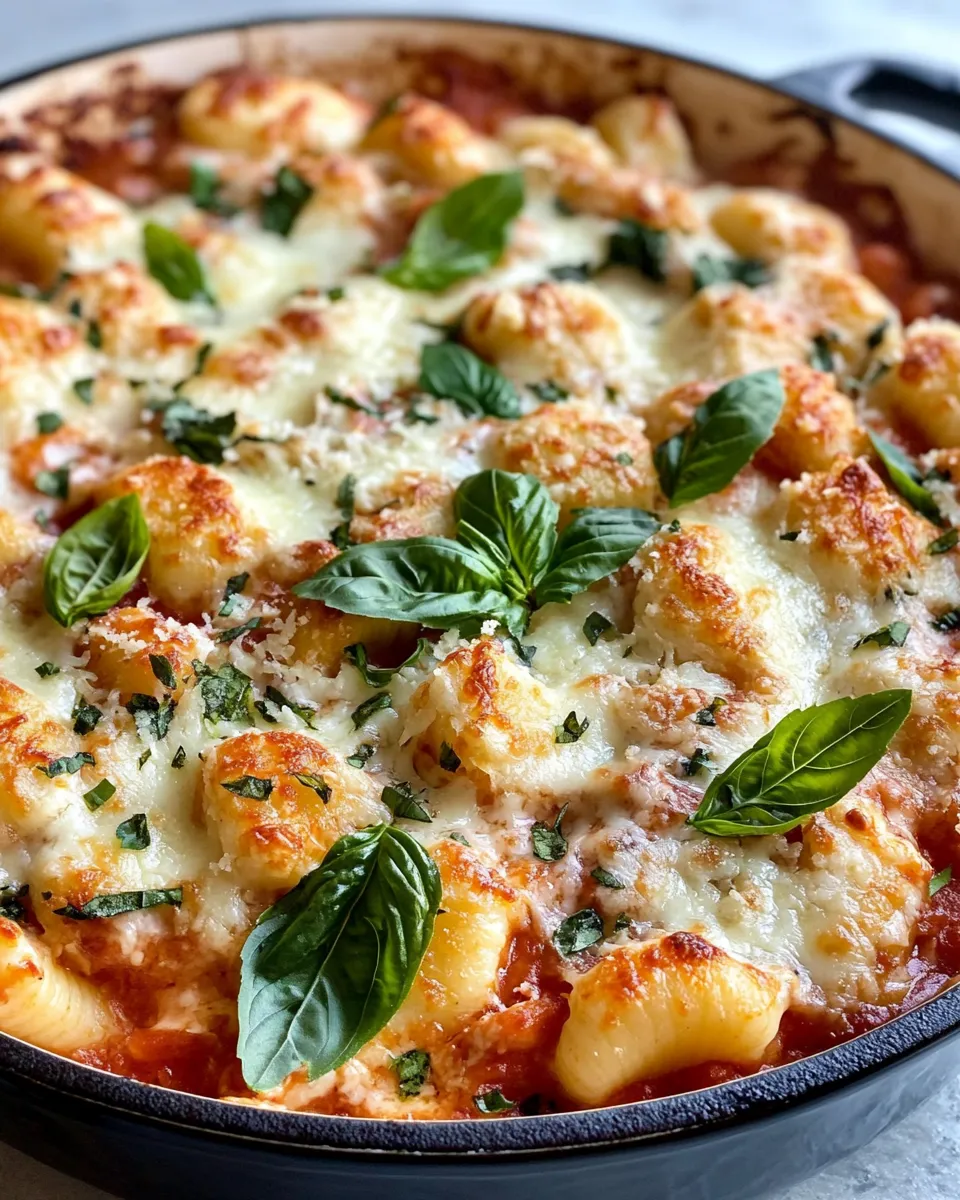 Delicious Creamy Tomato Basil Gnocchi Bake picture